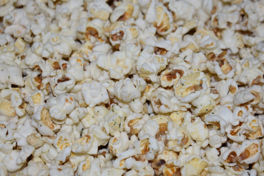 Dill Pickle Flavored Popcorn