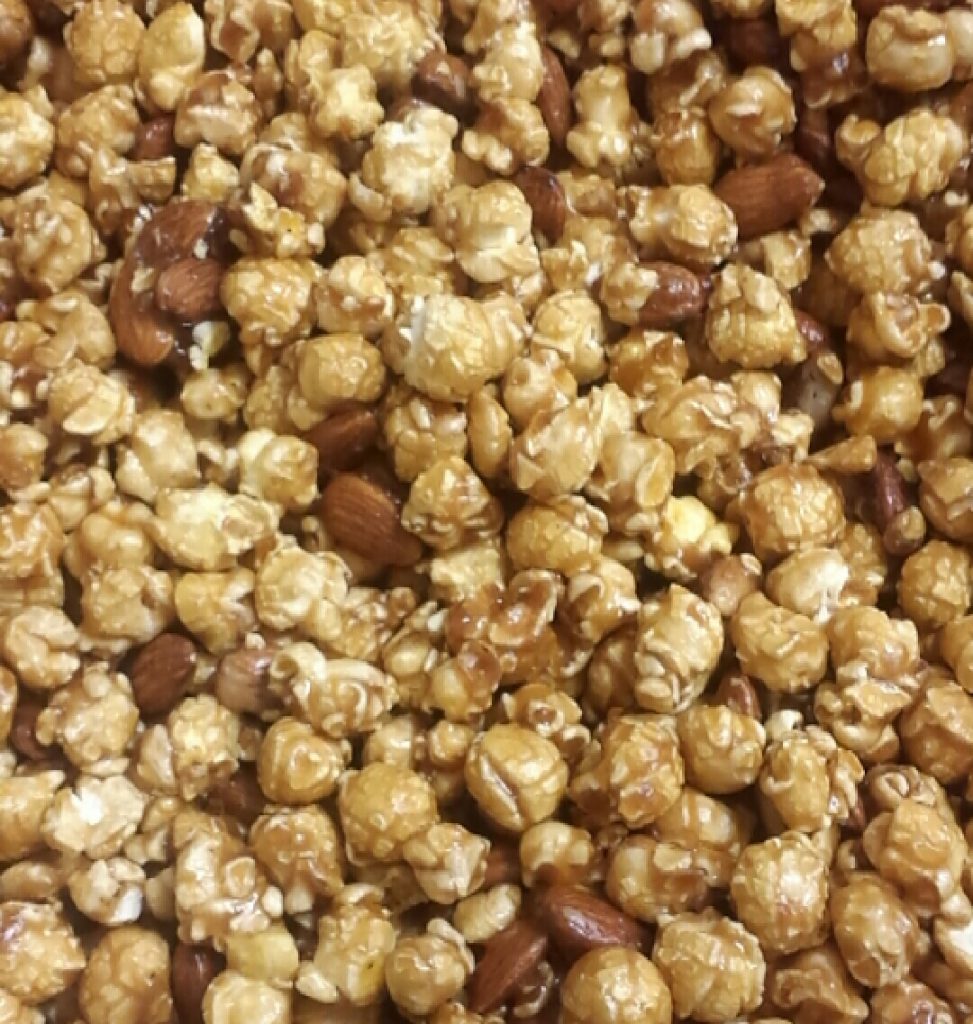 Toffee Almond Flavored Popcorn