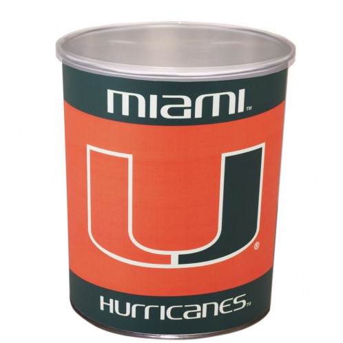 popcorn girl las vegas miami hurricanes popcorn tin gift